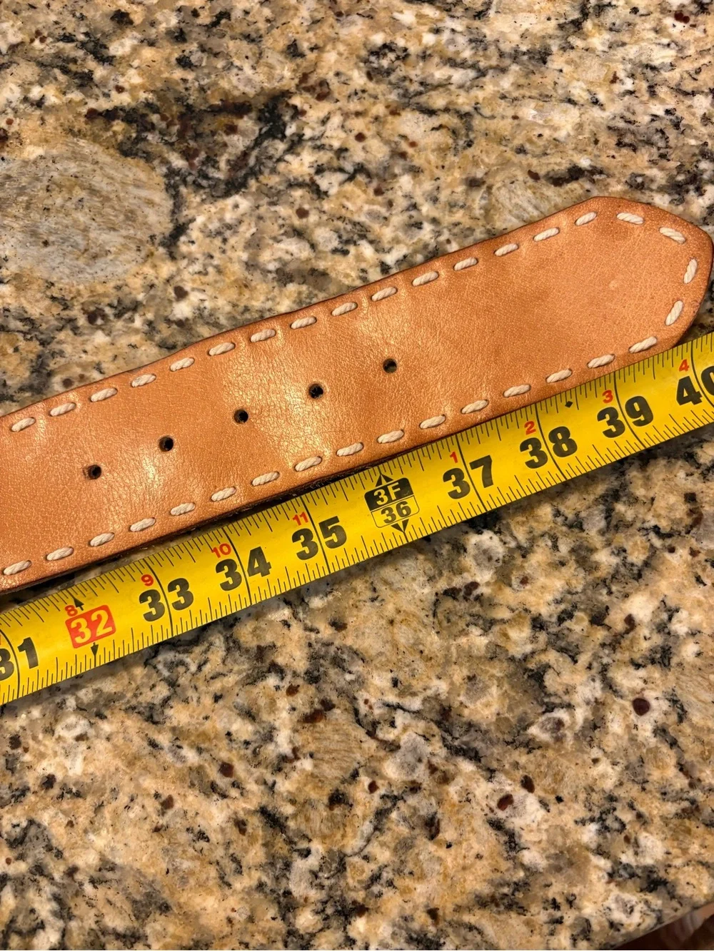 🫎 RARE VINTAGE A&F Stitched Leather Belt